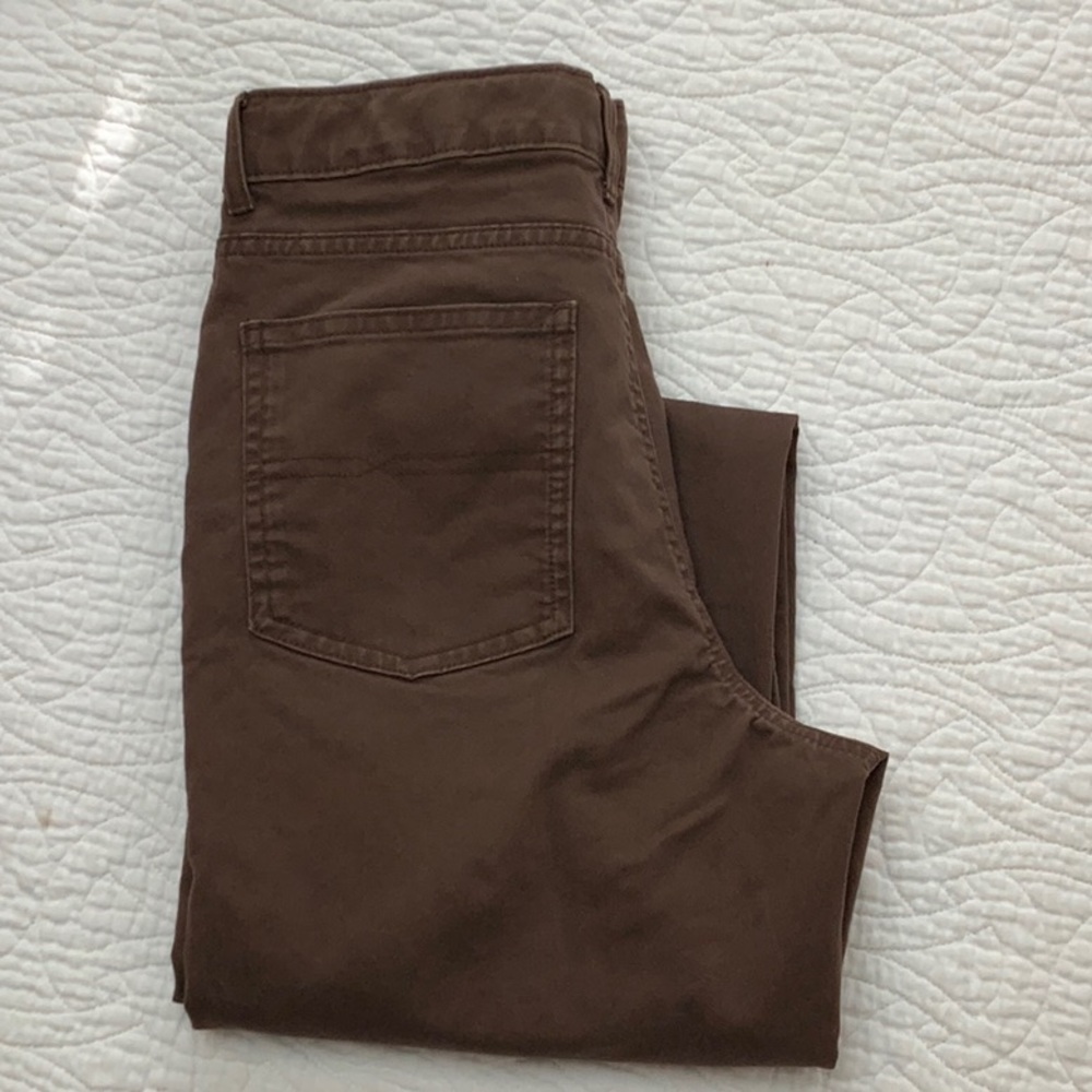 Boys Brown Twill Pants
